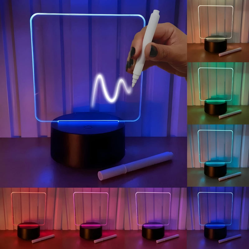 LumiBoard – Luminária Lousa De Mesa Com Led E Caneta para Escrever