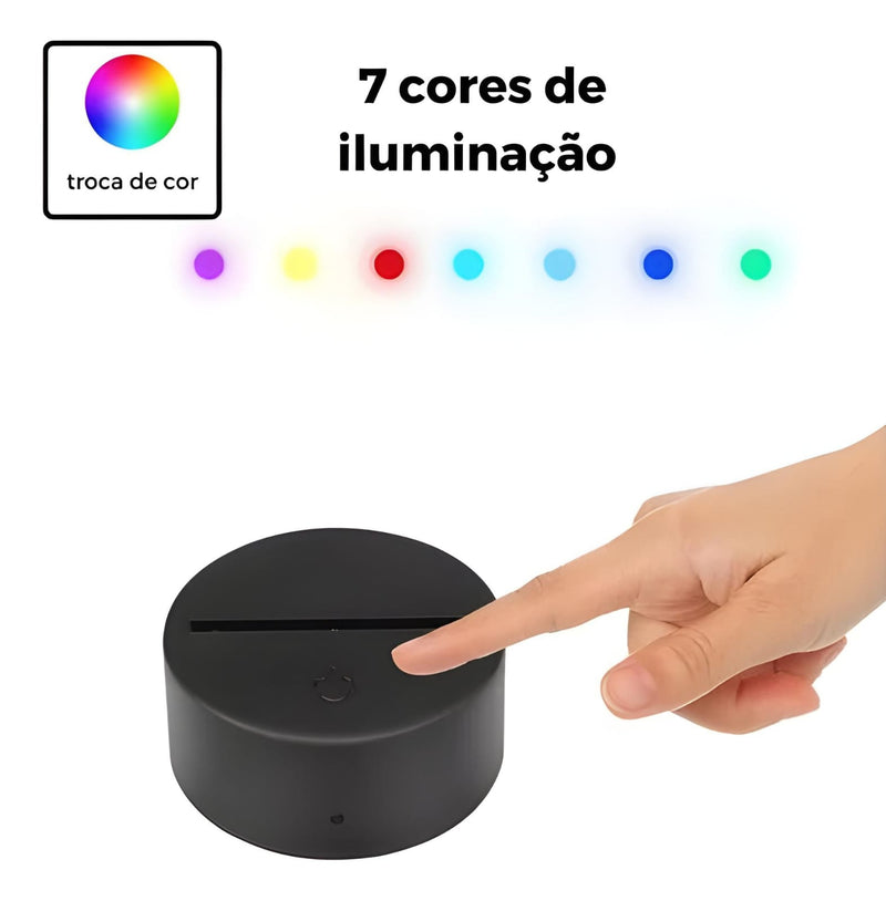 LumiBoard – Luminária Lousa De Mesa Com Led E Caneta para Escrever